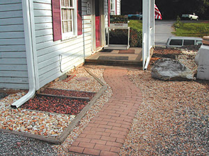 Concrete Stamped Walkway